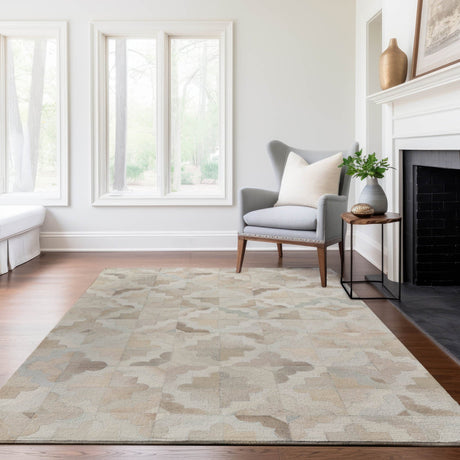 Dalyn Bozeman BM8 Linen Rug shown in a room