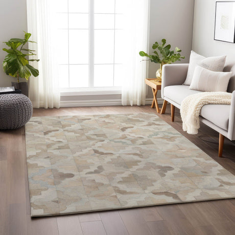 Dalyn Bozeman BM8 Linen Rug shown in a room