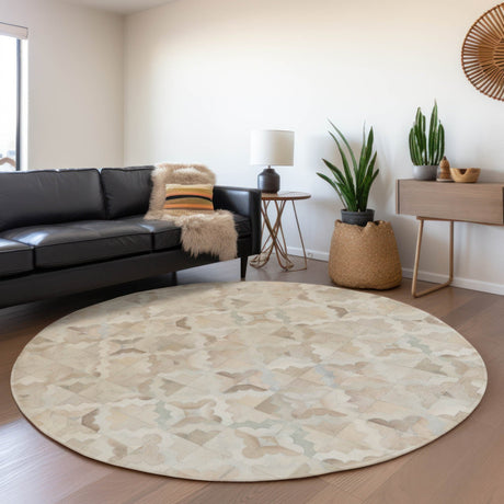 Dalyn Bozeman BM8 Linen Rug shown in a room