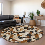 Dalyn Bozeman BM9 Dune Rug shown in a room
