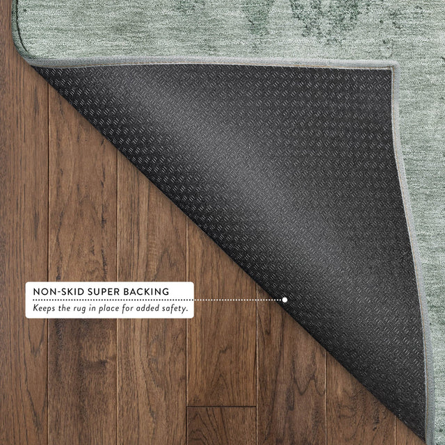 Dalyn Bresca BC1 Seafoam Rug backing detail