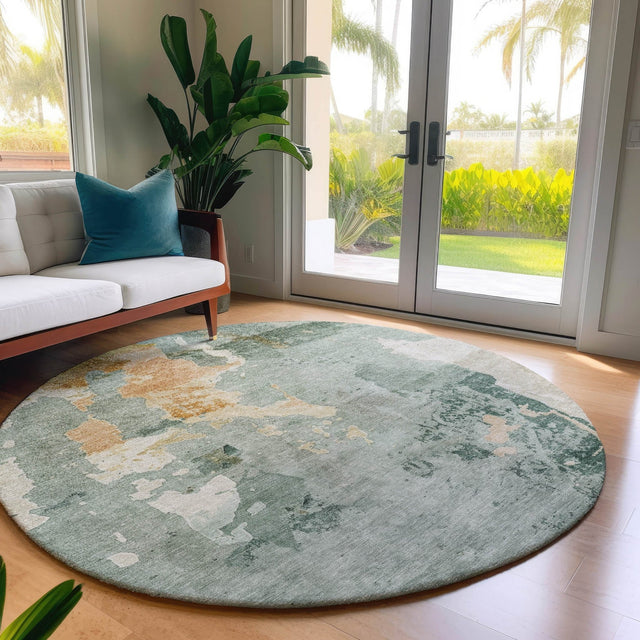 Dalyn Bresca BC1 Seafoam Rug shown in a room