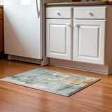 Dalyn Bresca BC1 Seafoam Rug shown in a room