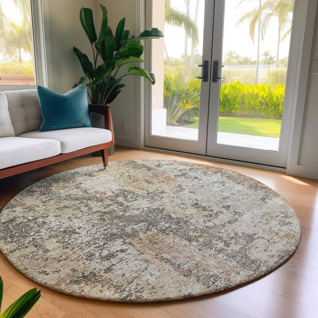 Dalyn Bresca BC5 Terracotta Rug shown in a room