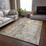 Dalyn Bresca BC5 Terracotta Rug shown in a room