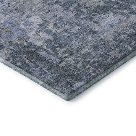 Dalyn Bresca BC6 Blue Rug corner detail