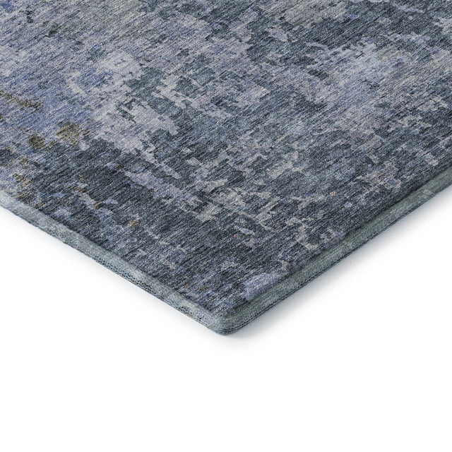 Dalyn Bresca BC6 Blue Rug corner detail