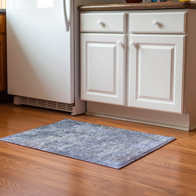 Dalyn Bresca BC6 Blue Rug shown in a room