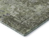 Dalyn Bresca BC6 Green Rug corner detail