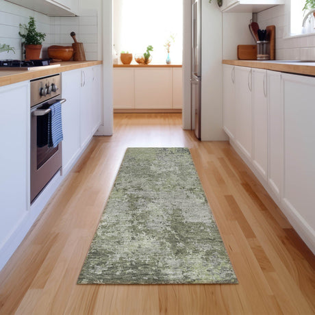 Dalyn Bresca BC6 Green Rug shown in a room