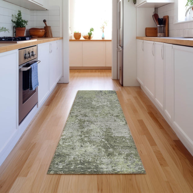 Dalyn Bresca BC6 Green Rug shown in a room