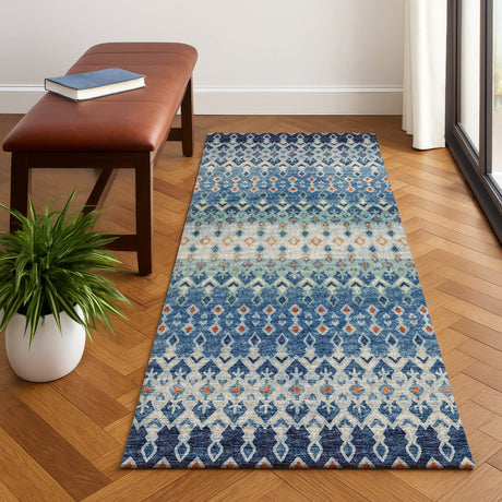 Dalyn Brisbane BR1 Indigo Rug shown in a room