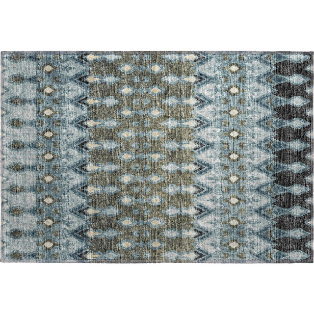 Dalyn Brisbane BR1 Mineral Blue Rug rectangular rug