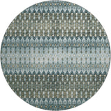 Dalyn Brisbane BR1 Mineral Blue Rug round rug