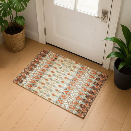 Dalyn Brisbane BR1 Mocha Rug shown in a room