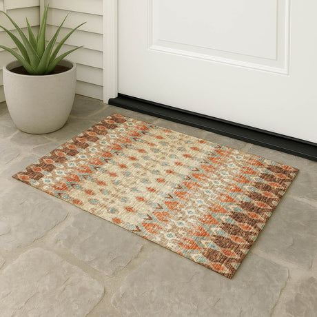 Dalyn Brisbane BR1 Mocha Rug outdoor lifestyle image