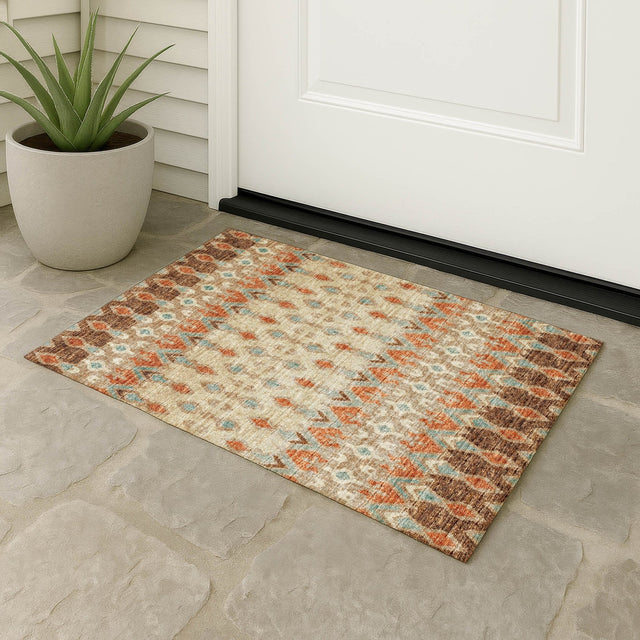 Dalyn Brisbane BR1 Mocha Rug outdoor lifestyle image