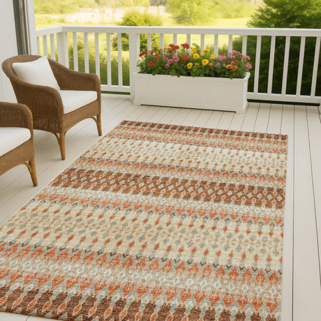 Dalyn Brisbane BR1 Mocha Rug outdoor lifestyle image