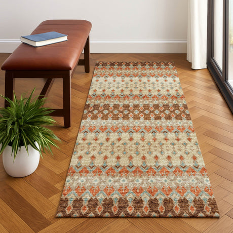 Dalyn Brisbane BR1 Mocha Rug shown in a room