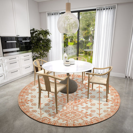 Dalyn Brisbane BR2 Ivory Rug shown in a room