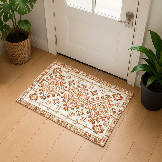 Dalyn Brisbane BR2 Ivory Rug shown in a room