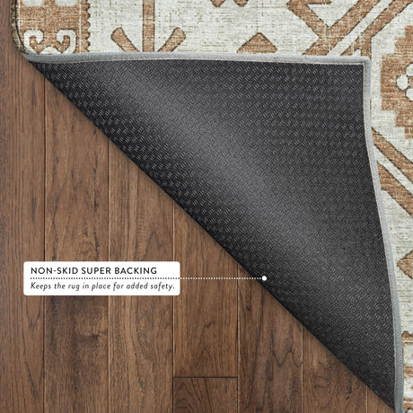 Dalyn Brisbane BR2 Ivory Rug backing detail