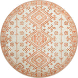 Dalyn Brisbane BR2 Ivory Rug round rug