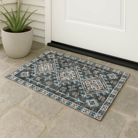 Dalyn Brisbane BR2 Midnight Rug outdoor lifestyle image