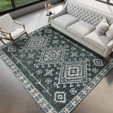 Dalyn Brisbane BR2 Midnight Rug shown in a room