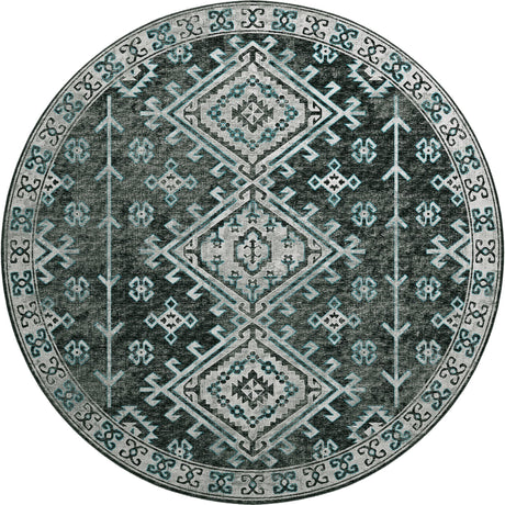 Dalyn Brisbane BR2 Midnight Rug round rug