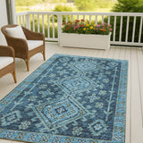 Dalyn Brisbane BR2 Navy Rug outdoor lifestyle image