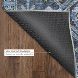 Dalyn Brisbane BR2 Navy Rug backing detail