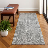 Dalyn Brisbane BR2 Silver Rug shown in a room