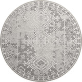 Dalyn Brisbane BR2 Silver Rug round rug