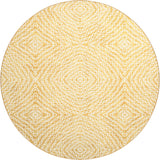 Dalyn Brisbane BR3 Gold Rug round rug