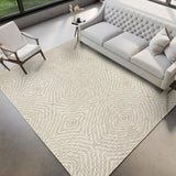Dalyn Brisbane BR3 Ivory Rug shown in a room