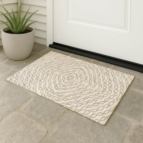 Dalyn Brisbane BR3 Ivory Rug outdoor lifestyle image