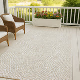 Dalyn Brisbane BR3 Ivory Rug outdoor lifestyle image