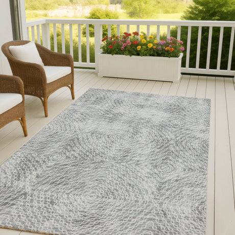 Dalyn Brisbane BR3 Metal Rug outdoor lifestyle image