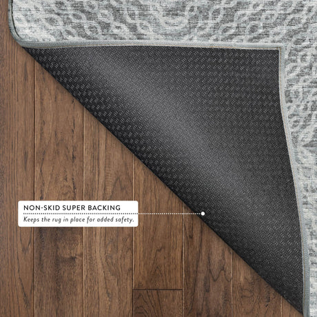 Dalyn Brisbane BR3 Metal Rug backing detail