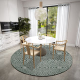 Dalyn Brisbane BR3 Midnight Rug shown in a room
