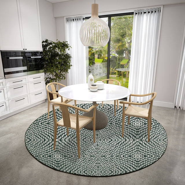 Dalyn Brisbane BR3 Midnight Rug shown in a room