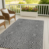 Dalyn Brisbane BR3 Midnight Rug outdoor lifestyle image