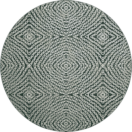Dalyn Brisbane BR3 Midnight Rug round rug