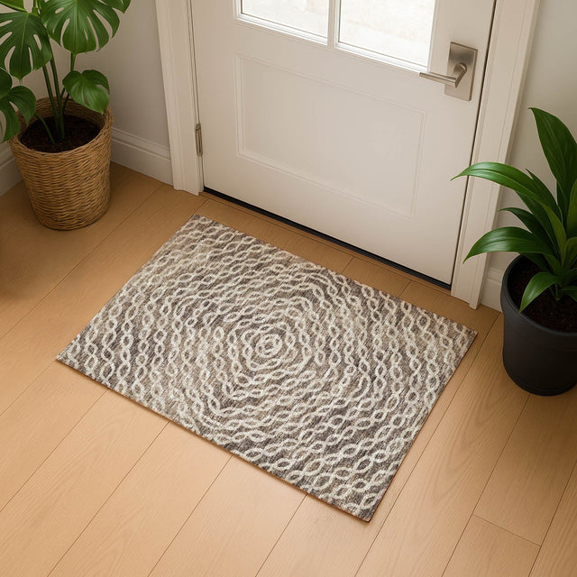 Dalyn Brisbane BR3 Mink Rug shown in a room