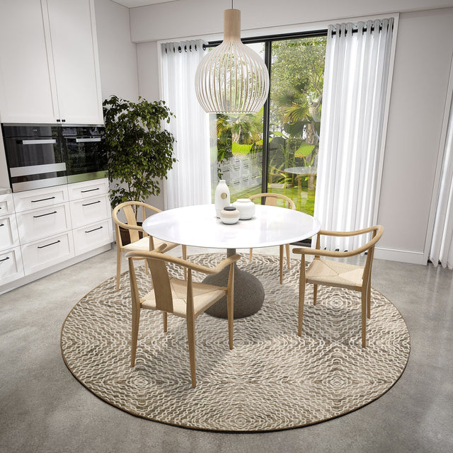 Dalyn Brisbane BR3 Mink Rug shown in a room