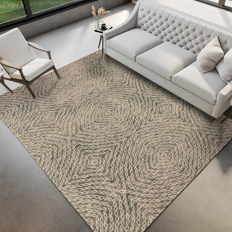 Dalyn Brisbane BR3 Mink Rug shown in a room