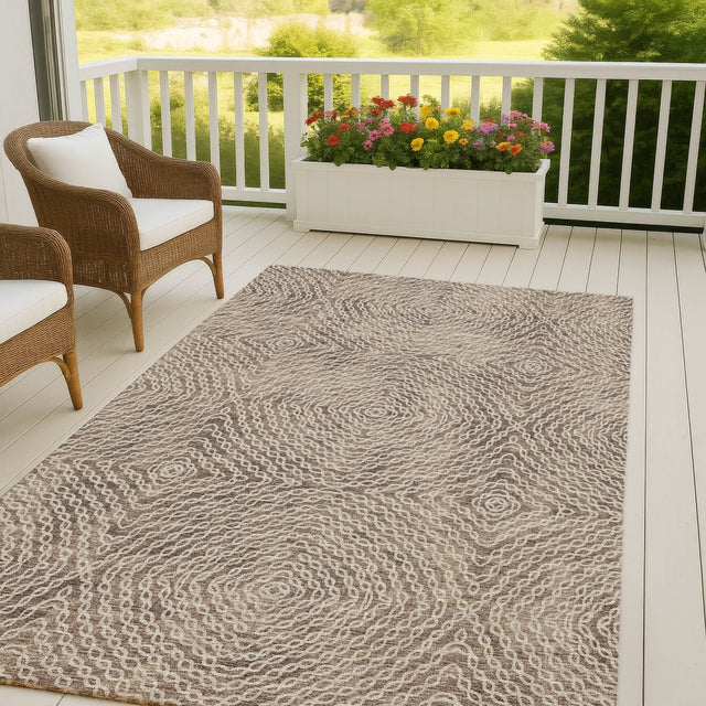 Dalyn Brisbane BR3 Mink Rug outdoor lifestyle image