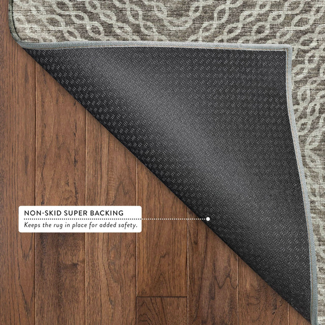 Dalyn Brisbane BR3 Mink Rug backing detail