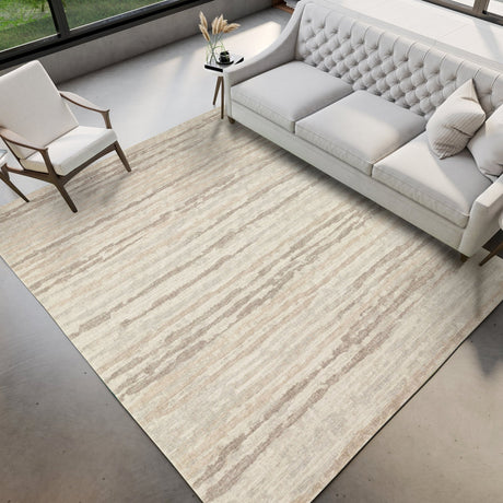Dalyn Brisbane BR4 Linen Rug shown in a room